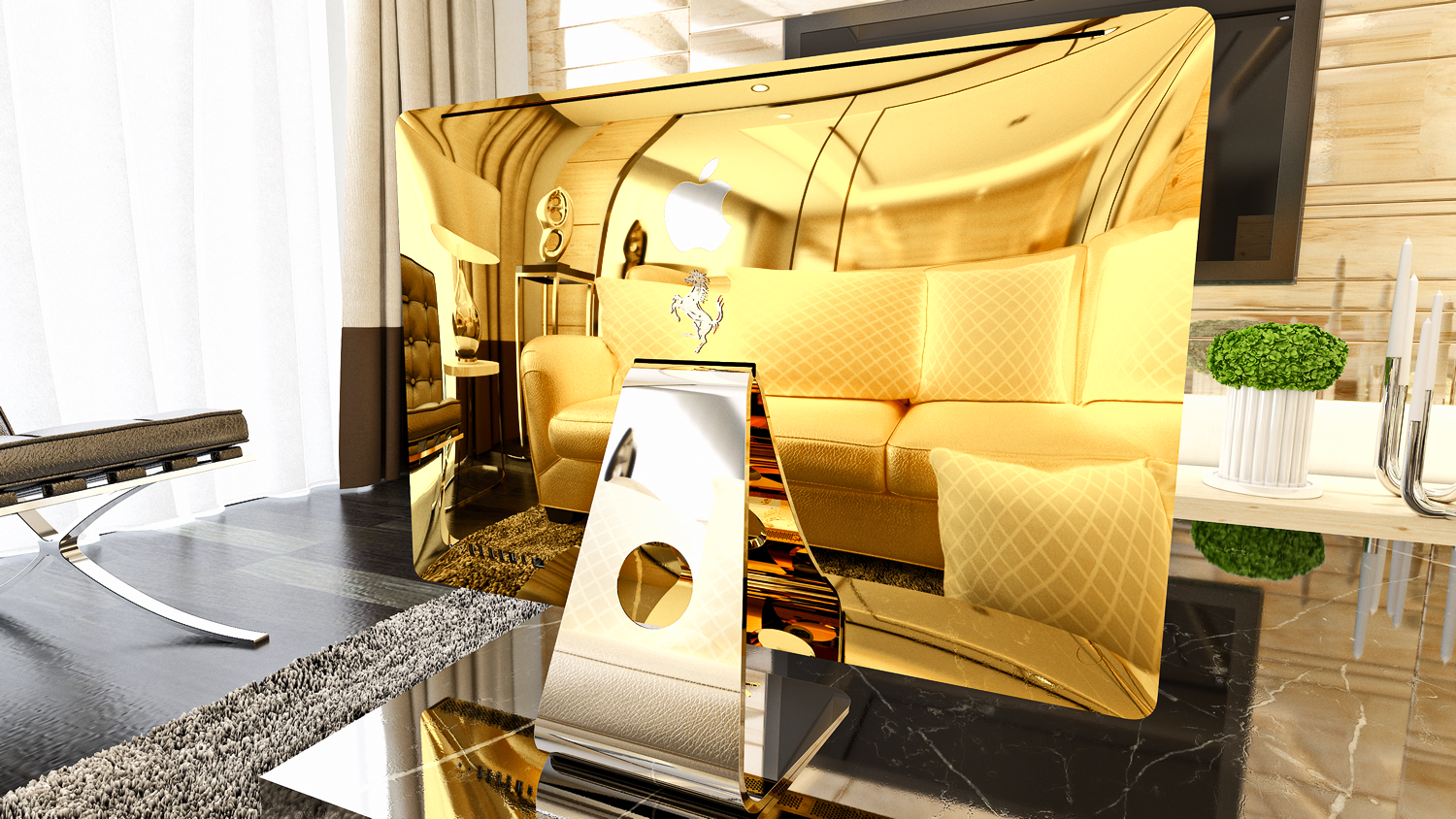 iMac Gold 24k золото 999 проба